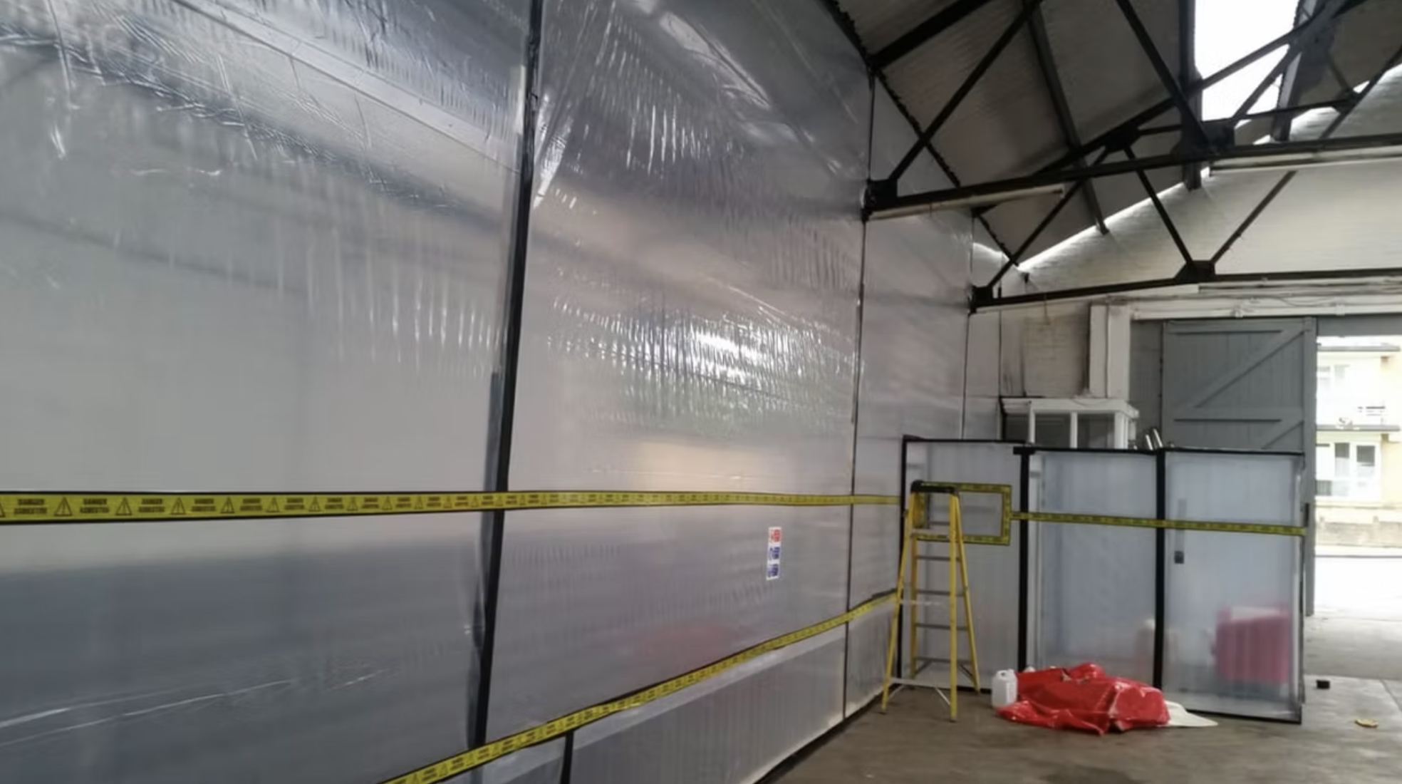 Asbestos enclosure 2